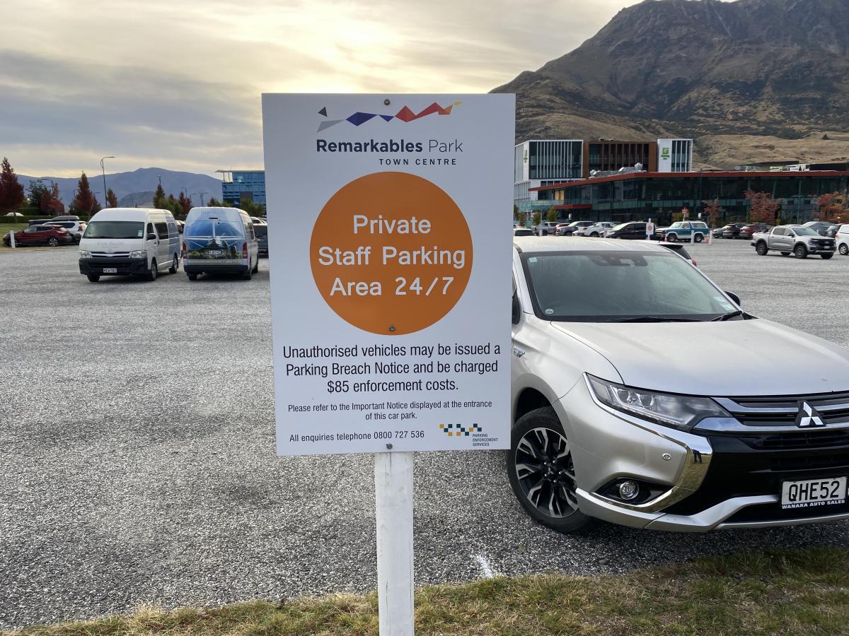 Anger over cuts to staff parking