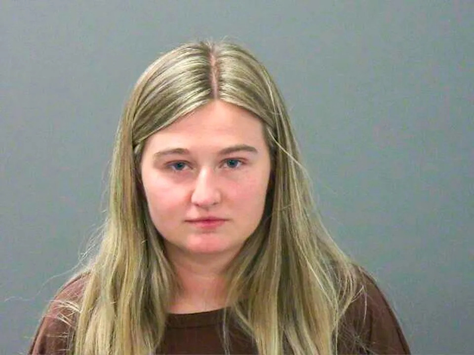 Kendra (pictured above in a mugshot) was also arrested in Arkansas on March 20 — days after Joseph’s arrest — on child endangerment charges. Washington County Sheriff's Office via Getty Images