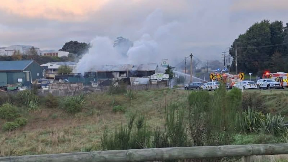 Taupō fire: Five men charged after alleged arson at meth lab