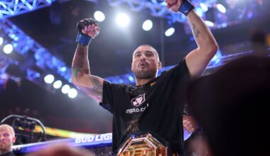 UFC 327: Carlos Ulberg knocks Jiri Prochazka out to win UFC light heavyweight title