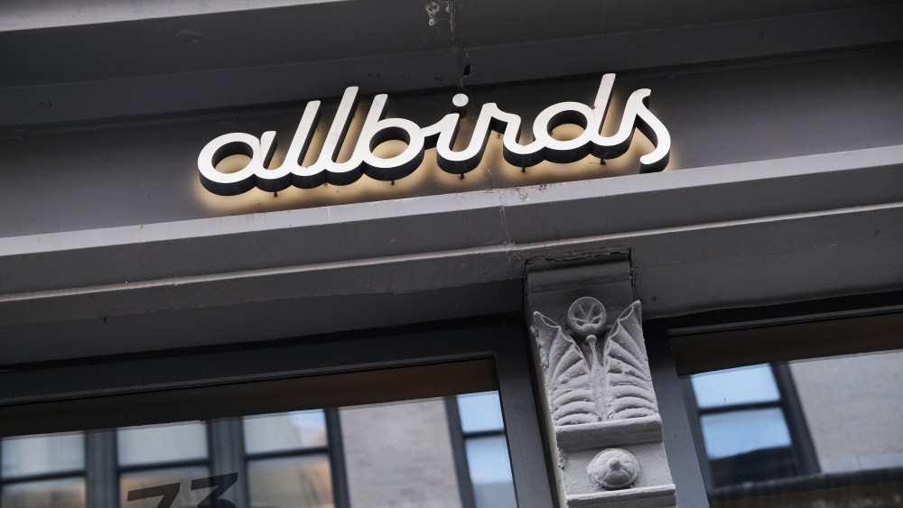 Allbirds store signage