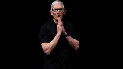 Tim Cook's tweet on Artemis II return has gone viral. (AP)
