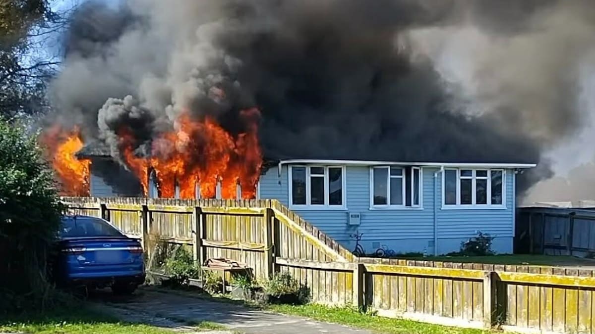 Fire guts Taruheru Crescent Kāinga Ora home in Riverdale, Gisborne