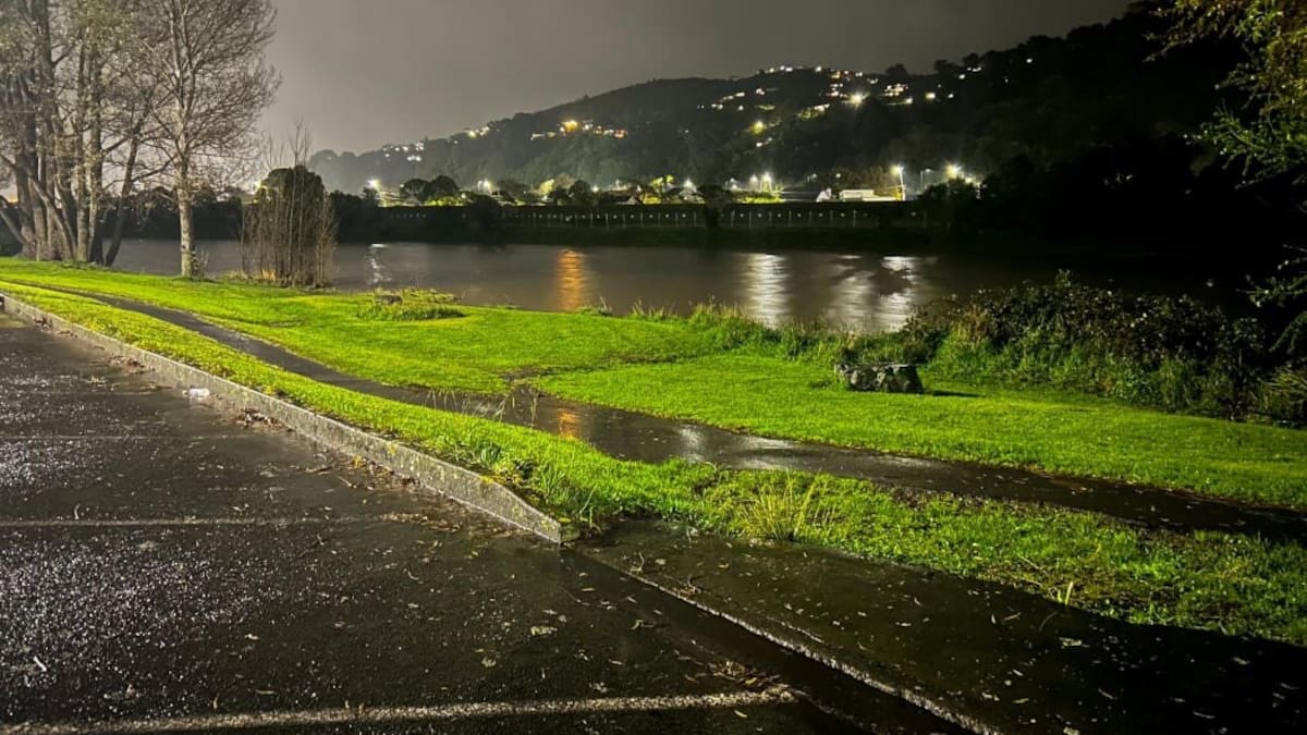 Wellington flooding: River levels monitored after heavy rain hits Lower Hutt