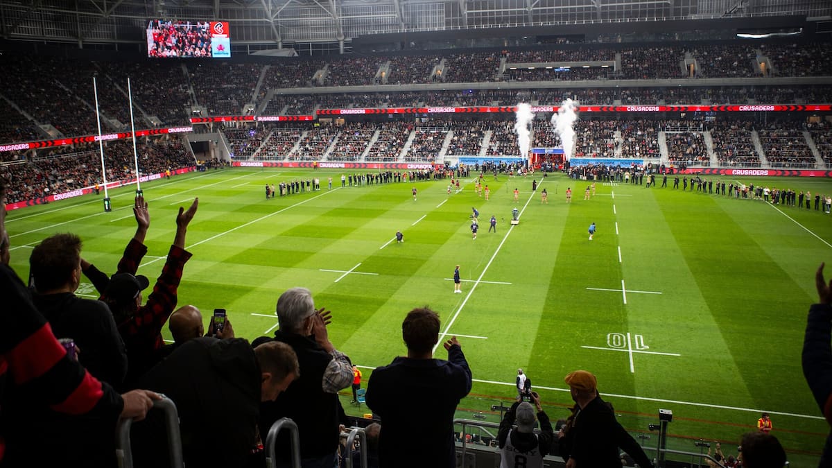 Super Rugby: Crusaders christen new One NZ Stadium with win over Waratahs in Christchurch – Phil Gifford