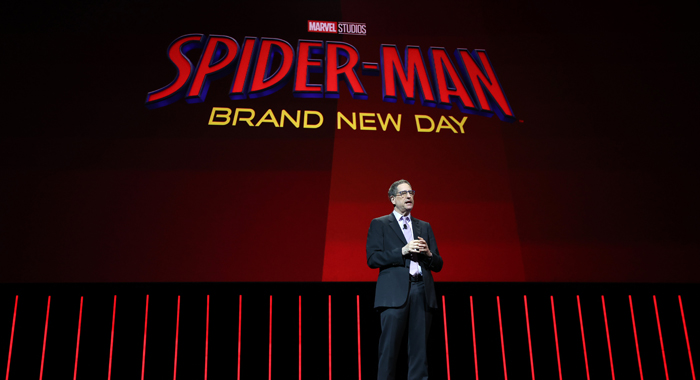Tom Rothman, Chairman and CEO of Sony Pictures Entertainment's Motion Picture Group, presenting Spider-Man: Brand New Day (2026)