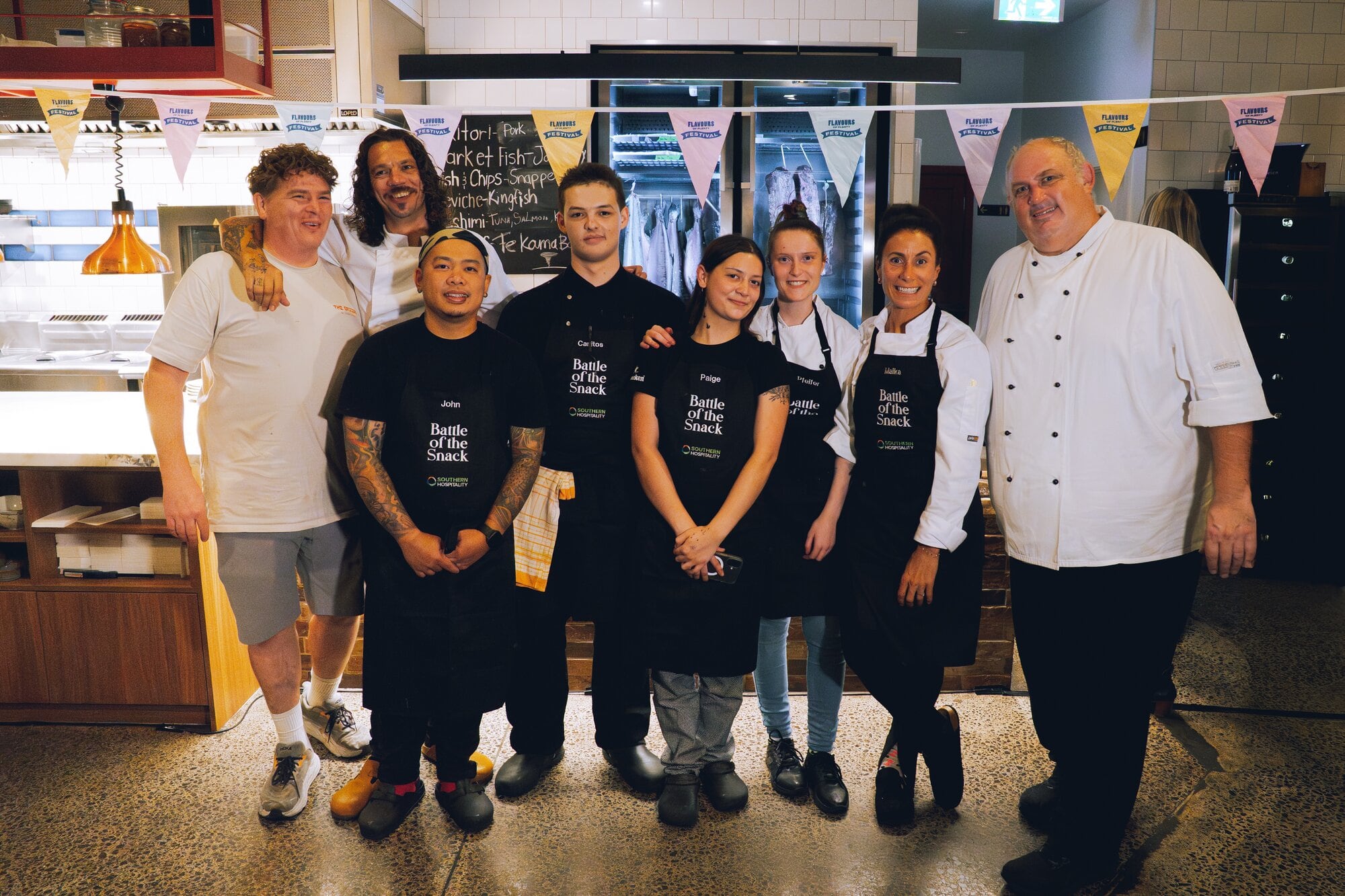  Event chef mentors and mentees. Photo / Tourism Bay of Plenty