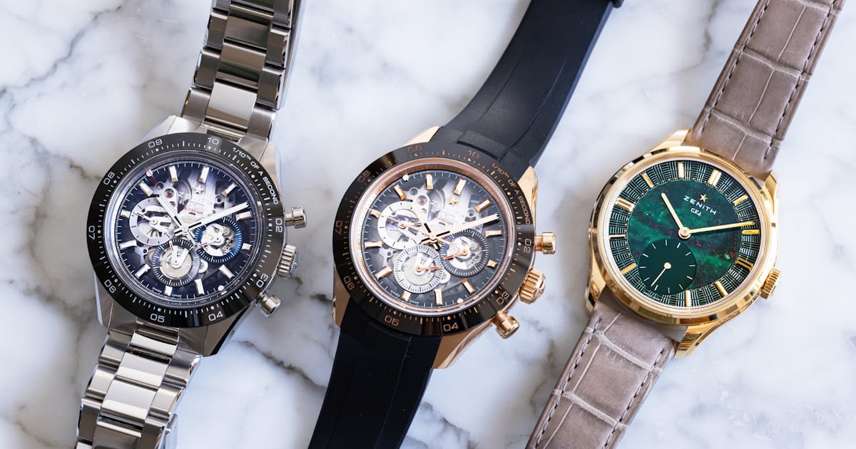 Introducing: Zenith Expands The Chronomaster Sport Lineup And Adds Two New G.F.J. Models (Live Pics)