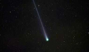 Comet R3 Pan-STARRS from April 12th. Credit: Eliot Herman.