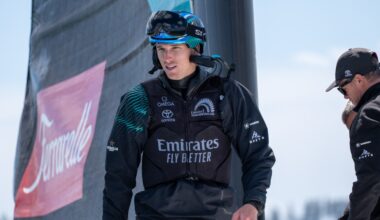 Seb Menzies steps into co-helm pathway with Emirates Team New Zealand