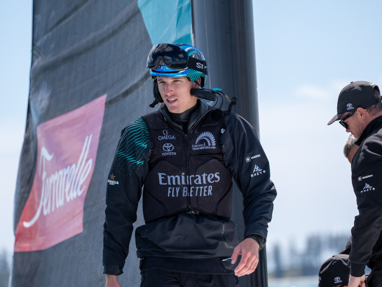 Seb Menzies steps into co-helm pathway with Emirates Team New Zealand