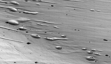 Ice melts in the springtime on Mars photo of the day for April 24, 2026
