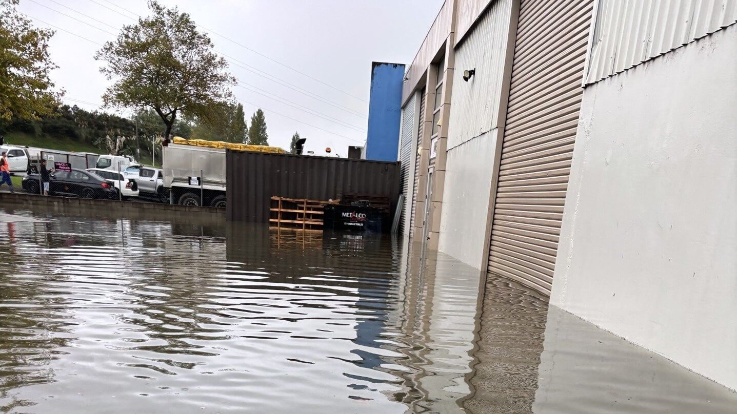 Flooding damaged the Dance Avenue studio in Greerton's Glenlyon Ave on March 27. Photo / Supplied