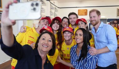 Harry and Meghan meet Bondi shooting survivors and lifeguards in Sydney