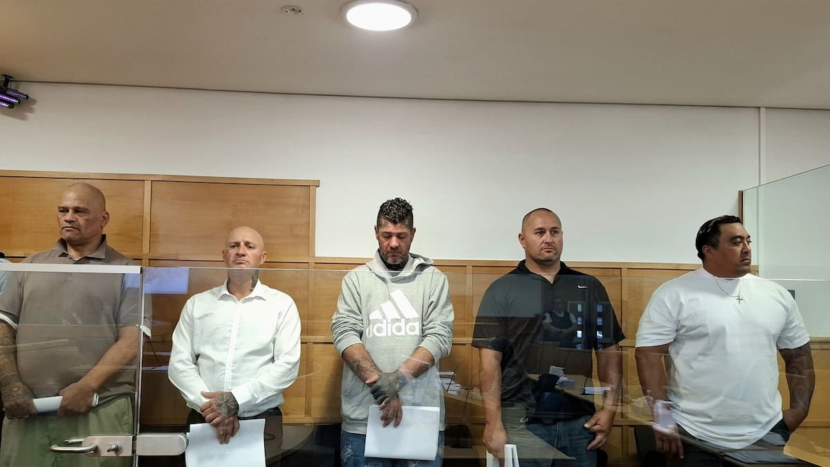 Five Greazy Dogs MC members on trial in Tauranga over alleged attack on Mongols in Mount Maunganui