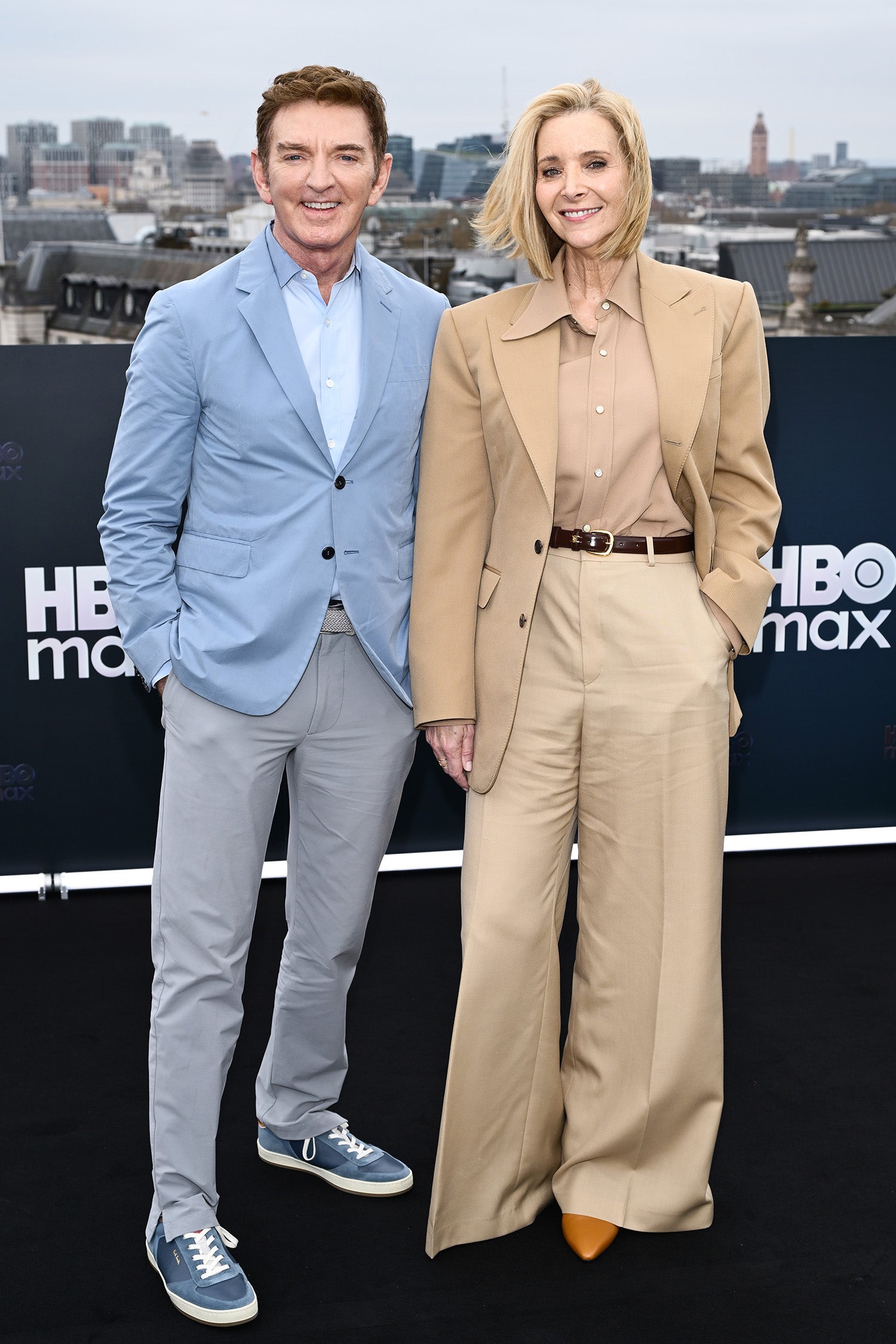 Co-creators: Michael Patrick King and Lisa Kudrow at the London launch of HBO Max in March