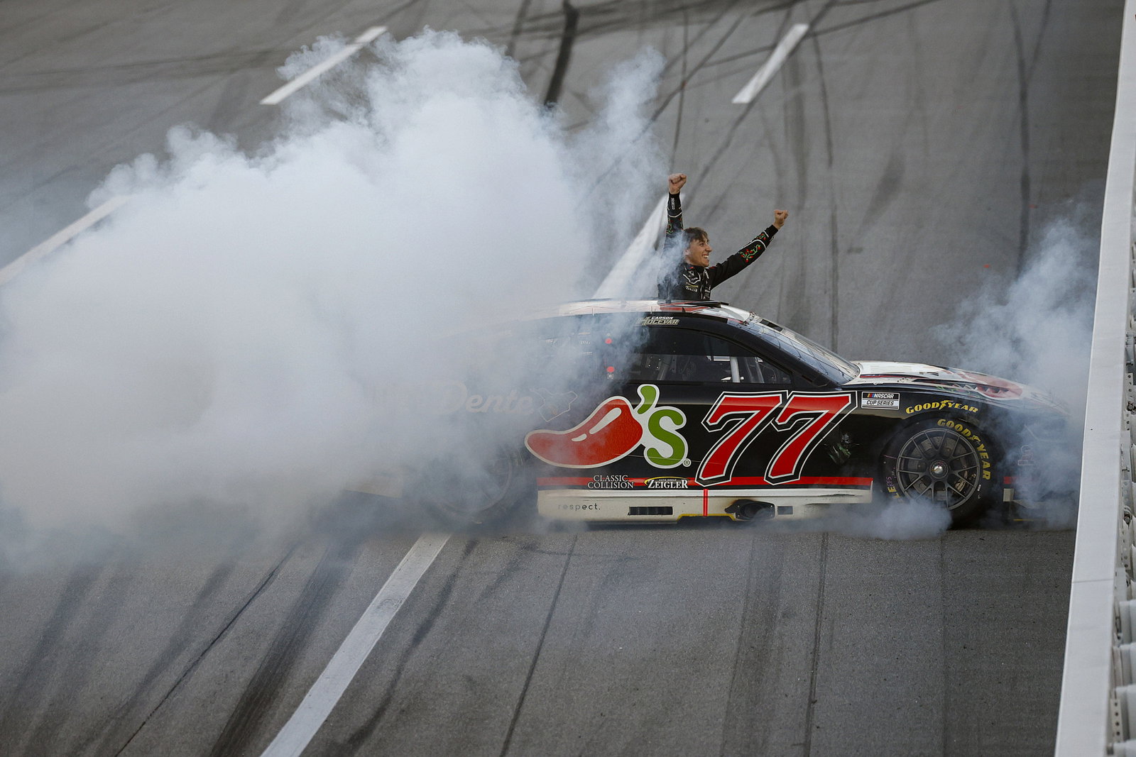 NASCAR’s newest winner wows with epic Talladega celebration