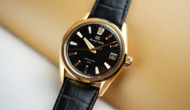 The Gold Grand Seiko Spring Drive UFA SLGB006 Ice Forest at Dawn