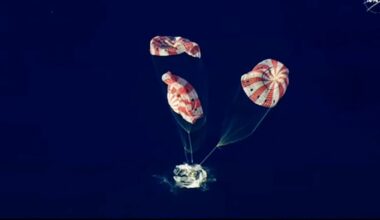 The Artemis 2 crew has landed after fiery re-entry to Earth splashdown