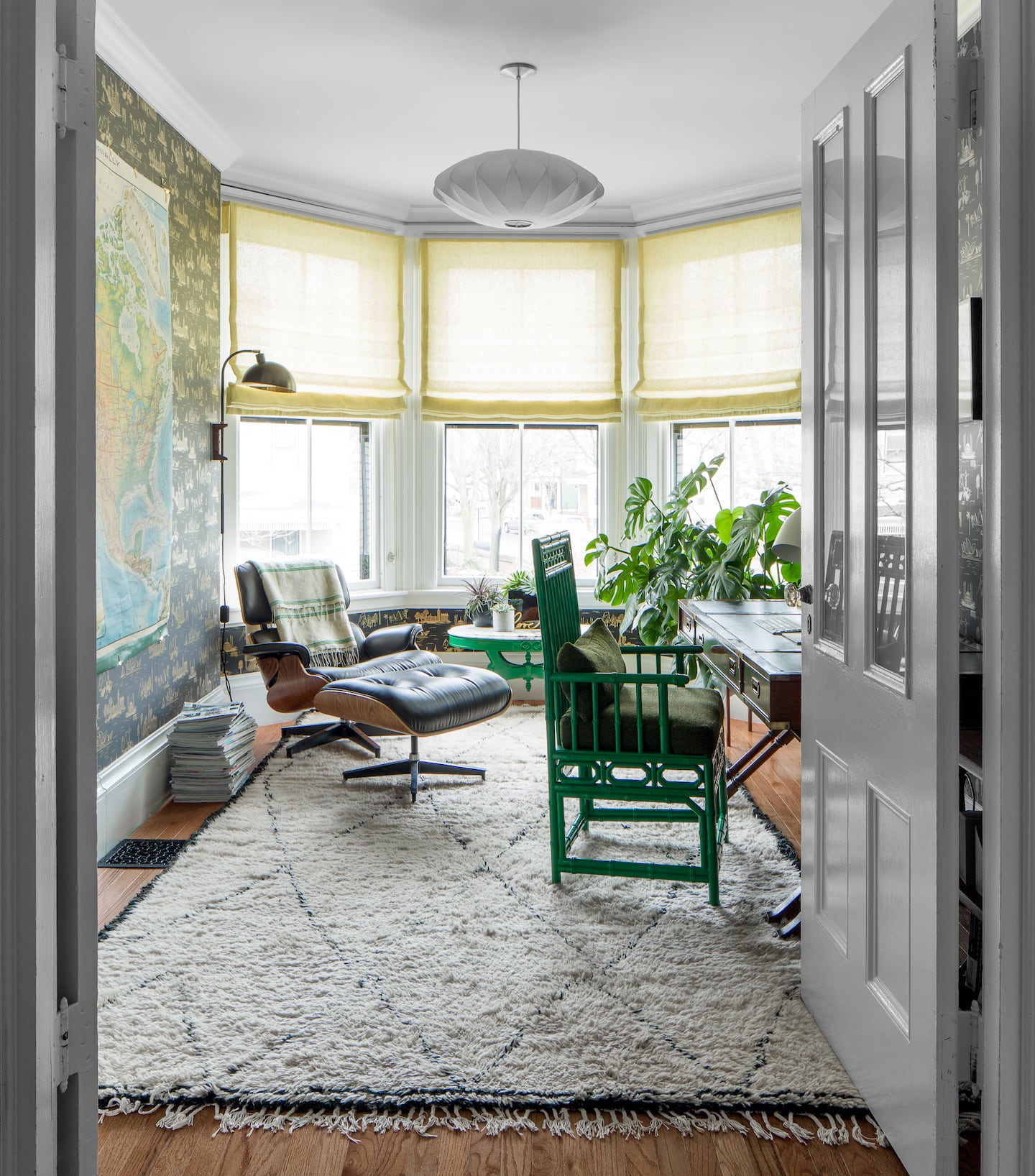 Before: The home office.