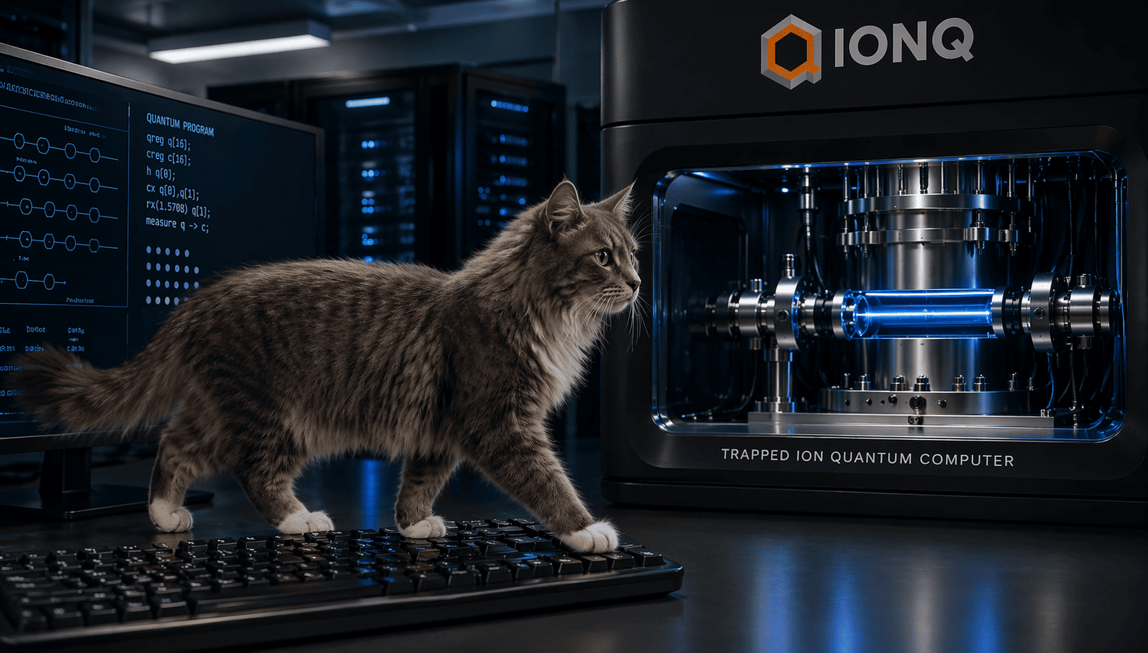 Walking Cat Qubits