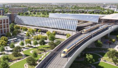 The first stage of high-speed rail will allow passengers to travel between Newcastle and Sydney in about one hour. Image: High Speed Rail Authority