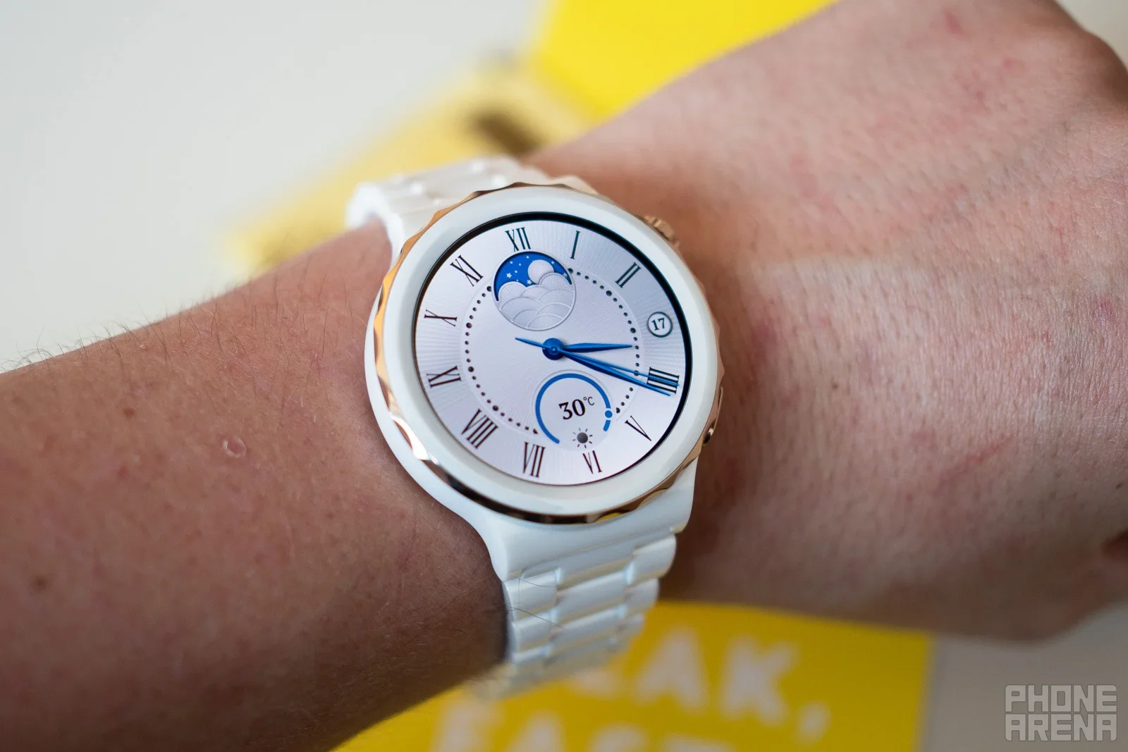 The Huawei Watch GT3 Pro ceramic edition lived on my wrist for years. Because I just loved it! | Image by PhoneArena - I bought my first smartwatch in 2016. Here are the only 3 features that actually matter.