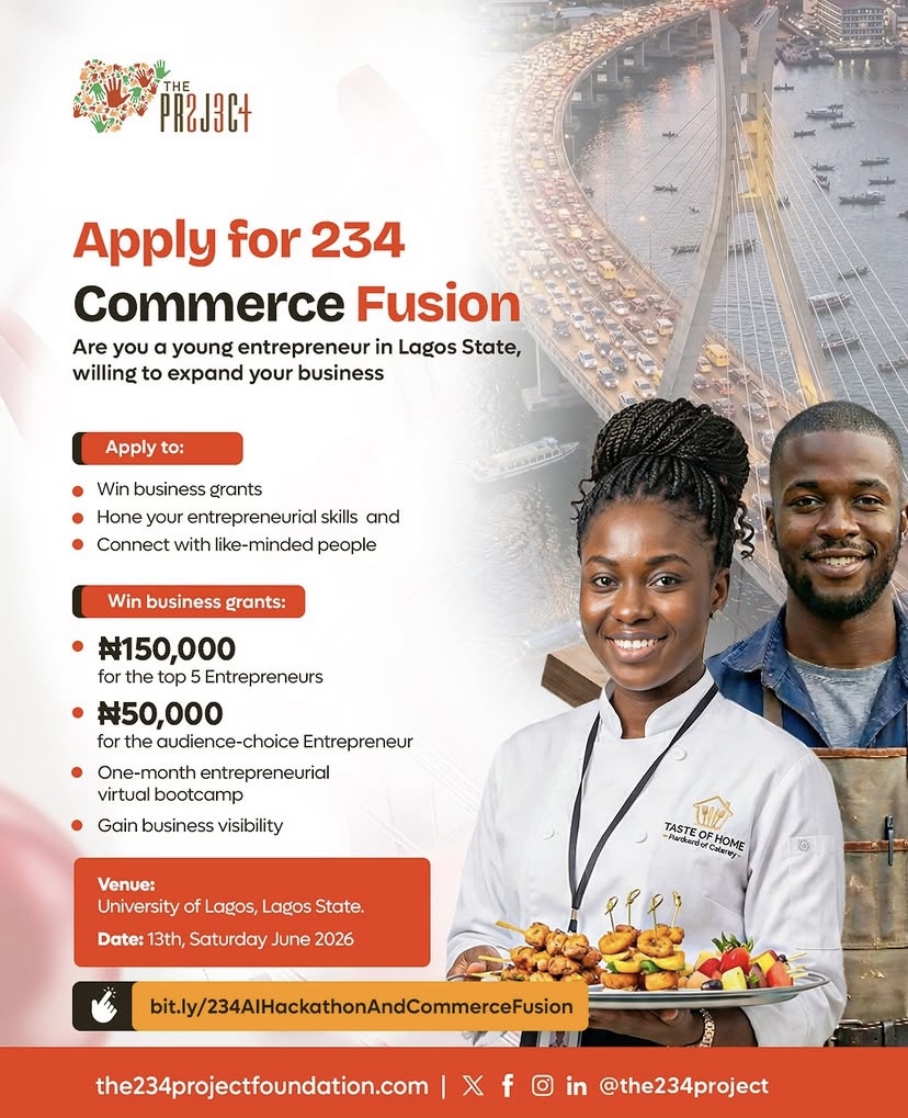 Call for Applications: 234 Commerce Fusion 2026 ( Up To ₦150,000 Grant )
