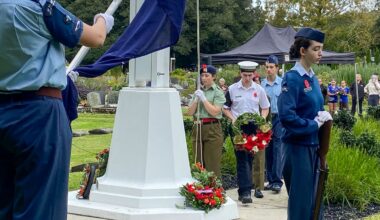 Weather stops Whangārei Anzac dawn service but Maunu gathering and flyover shine