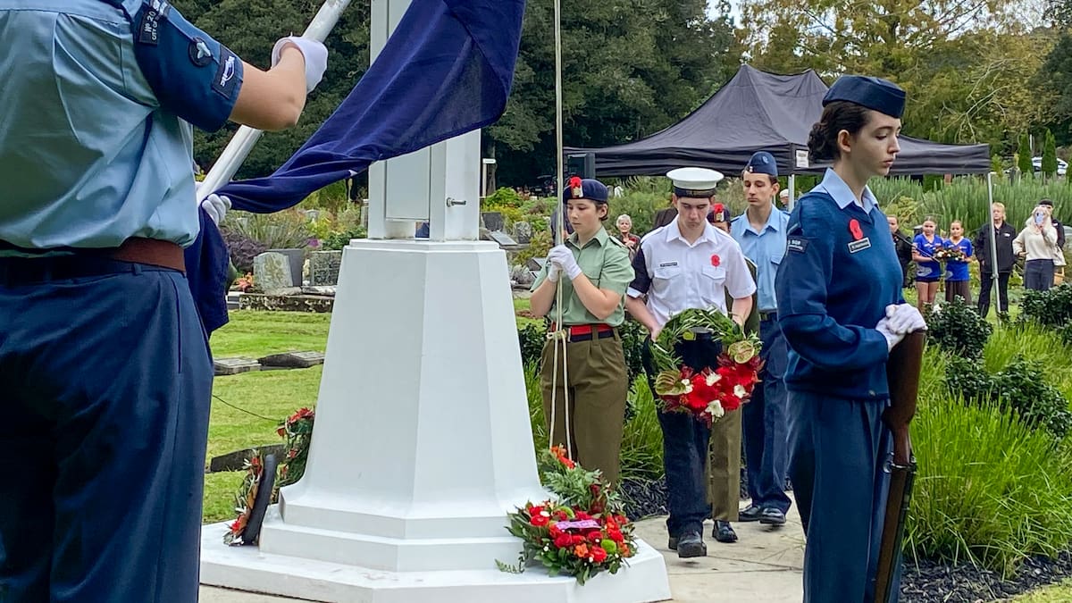 Weather stops Whangārei Anzac dawn service but Maunu gathering and flyover shine