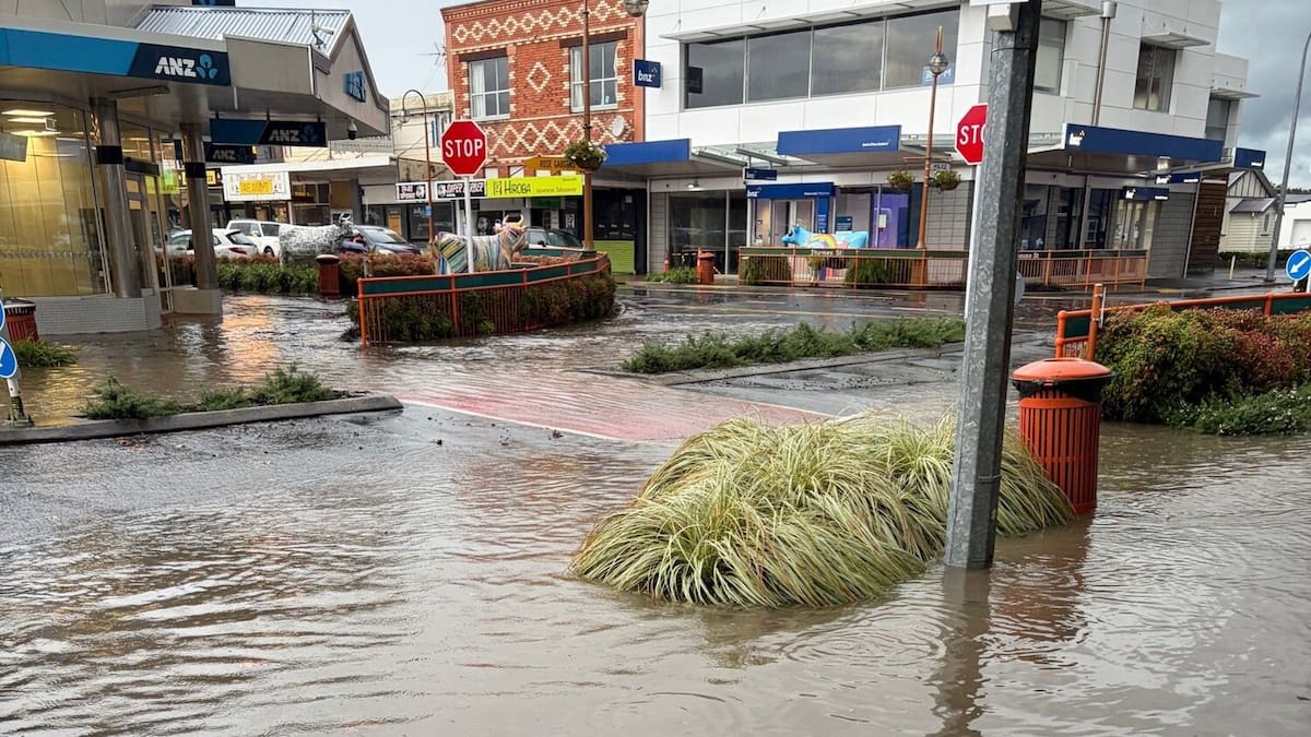 Morrinsville flooding: Insurance office hit by rapid storm downpour