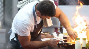 NEXT LEVEL CHEF: Contestant Jared in the NEXT LEVEL CHEF “In-Season Tournament” episode airing Thursday, Apr. 16 (8:00-9:00 PM ET/PT) on FOX. CR: Lorraine O’Sullivan / FOX. ©2026 FOX Media LLC.