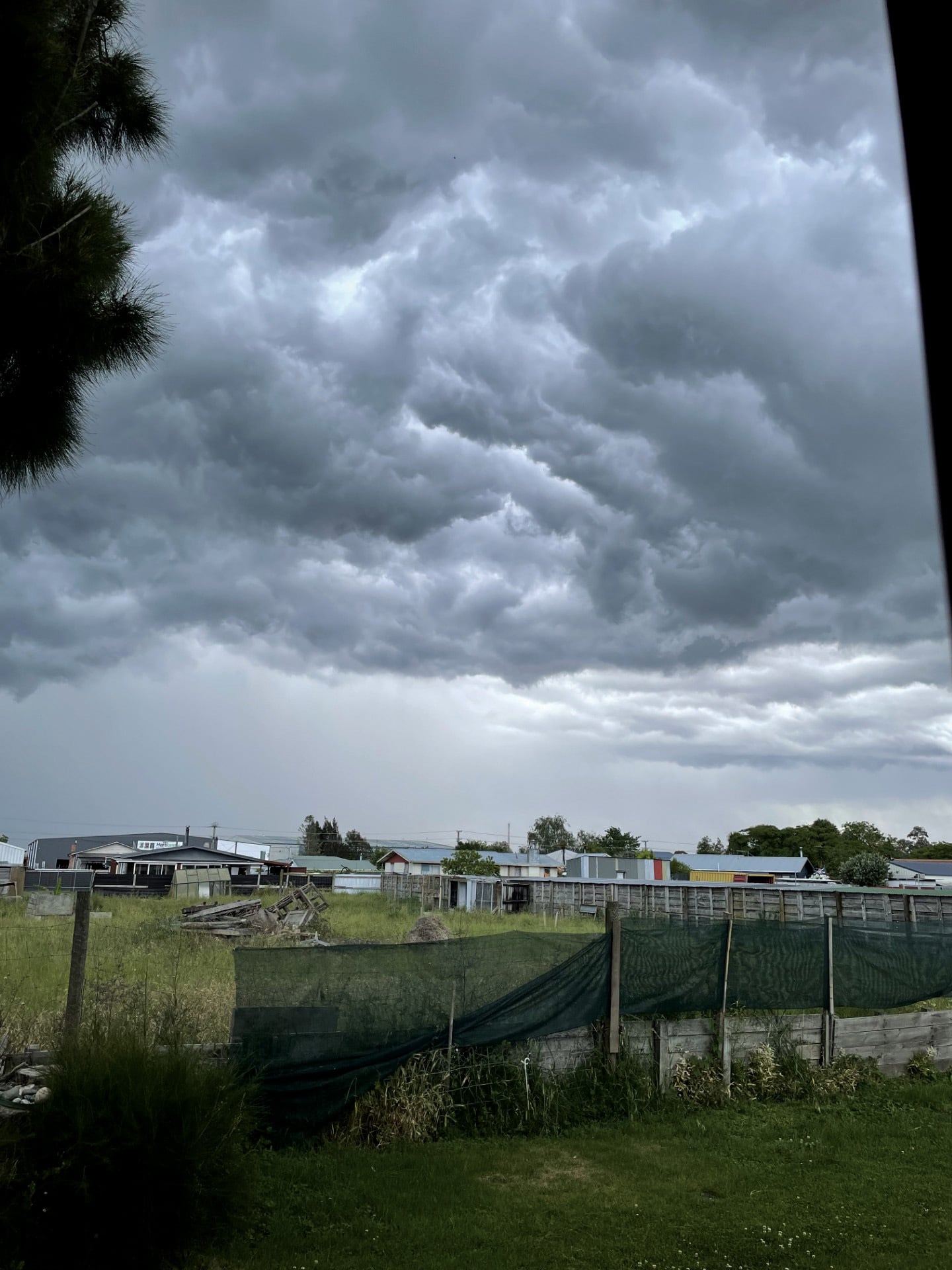 Thunderstorm clouds at Whakatu, Hawke's Bay. Photo / Supplied