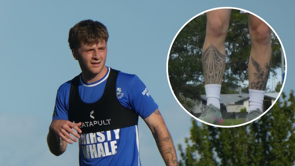 Pro football hopeful Aston Hurd on his special tā moko, hard work and sporting goals