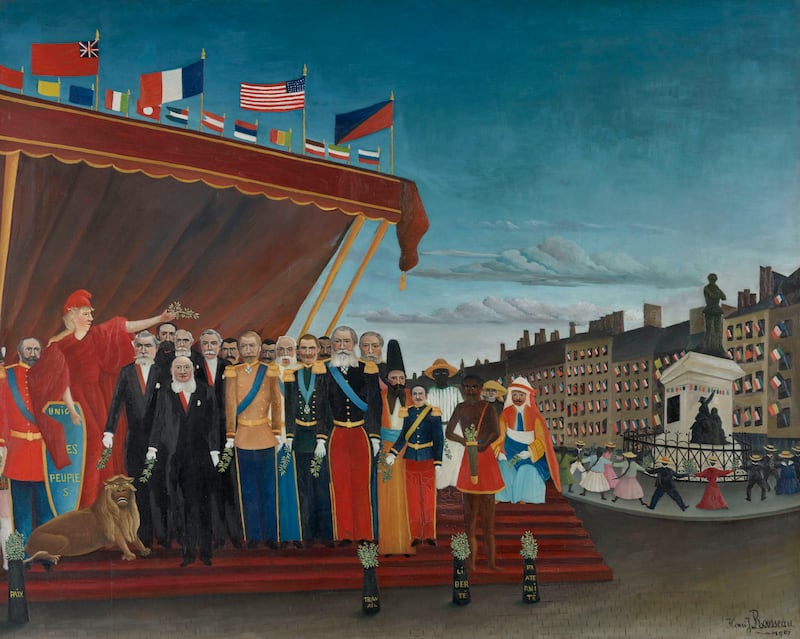 Henri Rousseau: Representatives of Foreign Powers Salute the Republic in a Sign of Peace. Photograph: Adrienne Didierjean/Musée National Picasso-Paris