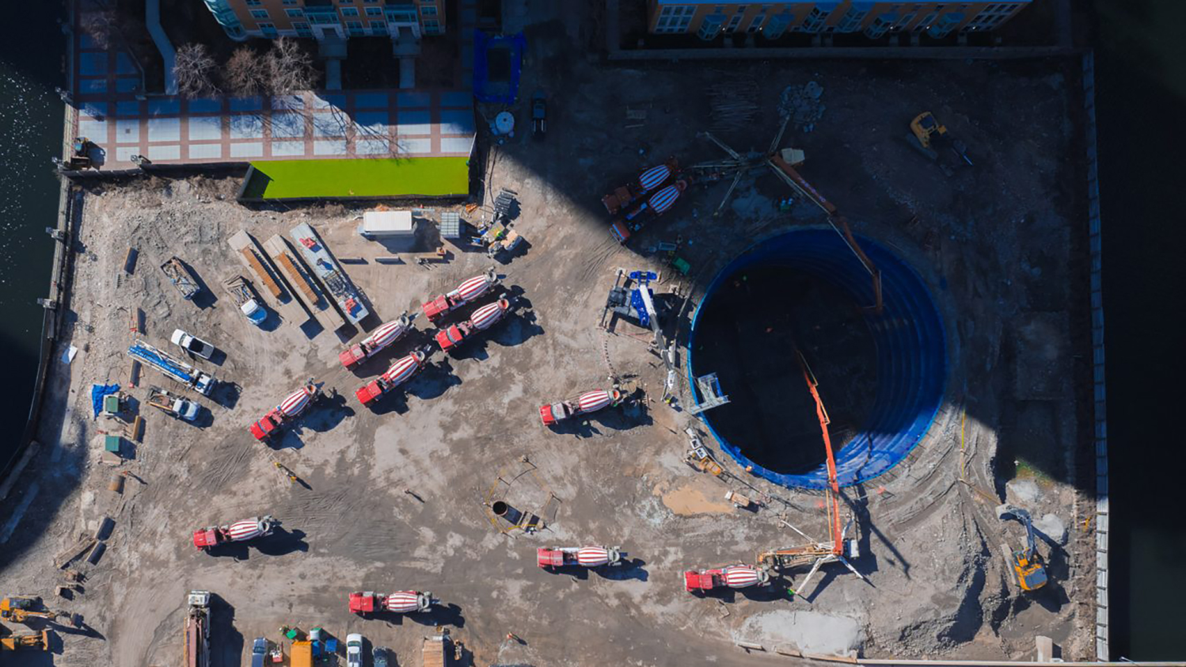 The Chicago Spire site