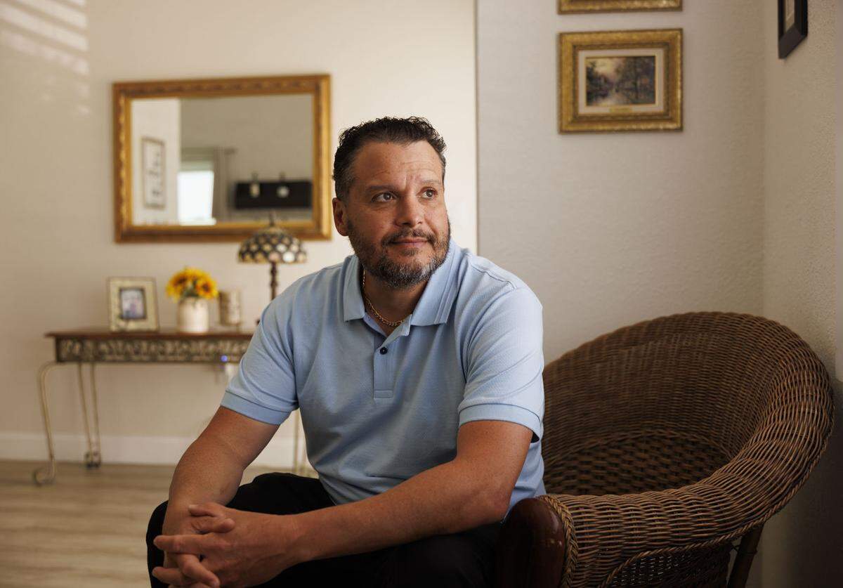Ozzie Echemendia, who recently underwent DBS surgery, a minimally invasive brain surgery called deep brain stimulation, to reduce the effects of ParkinsonÕÕs disease, poses on Tuesday, April 28, 2026, in Miami, Fla.  Echemendia was bed ridden and lost 59 pounds and could barely speak at his worst point. After the surgery a year ago, he says, ÒI was reborn.Ó