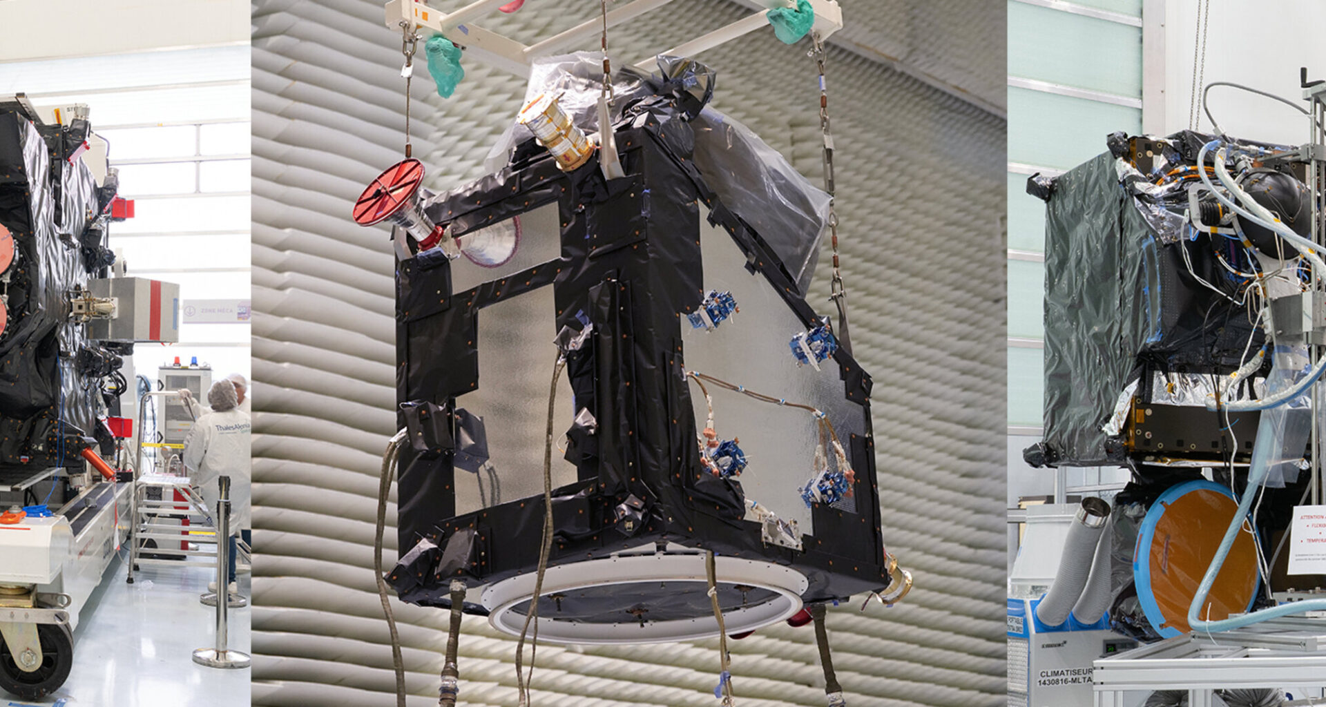 FLEX, Sentinel-3C and MTG-I2 on show at TAS cleanrooms