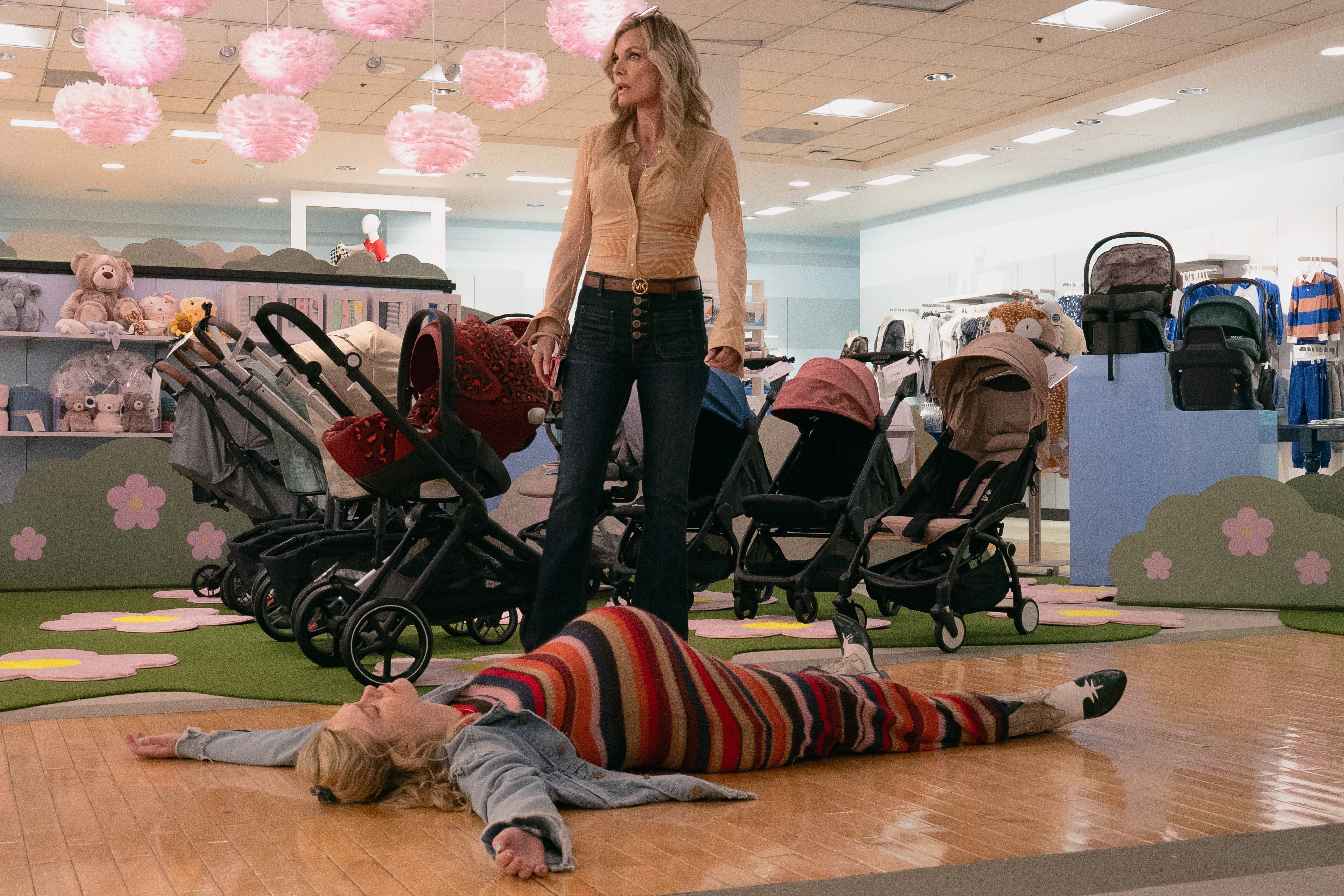 Michelle Pfeiffer and Elle Fanning in ‘Margo’s Got Money Troubles’
