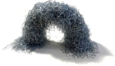 Metal Staples Arch