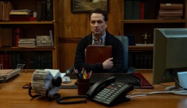 Matthew Rhys as mayor of a haunted island