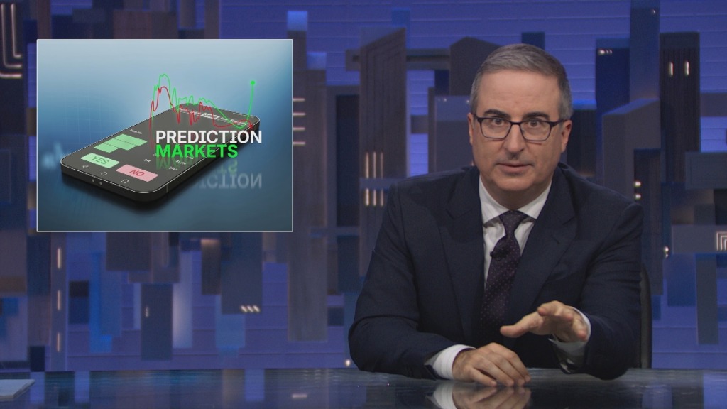 Finally, John Oliver pours Last Week Tonight's resources into prediction markets segment