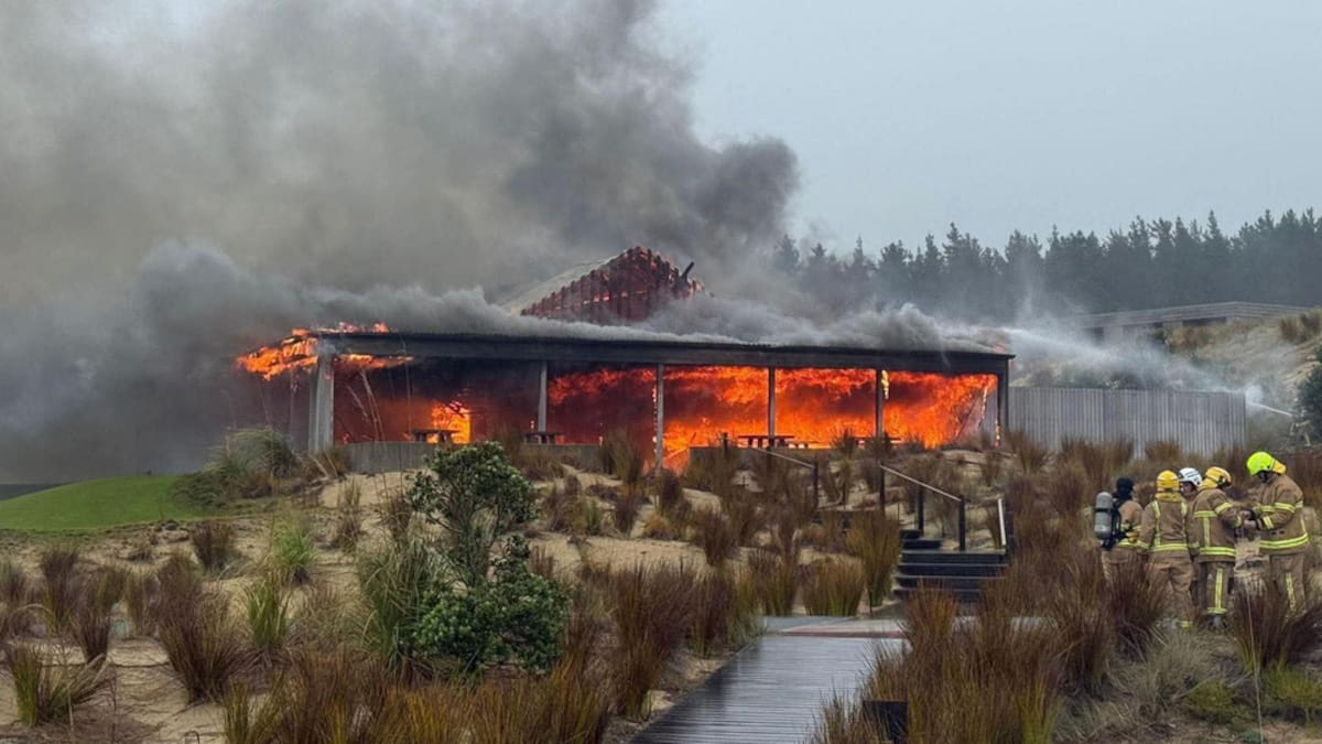Fire crews bring ‘significant’ restaurant fire at Te Arai Links luxury golf under control