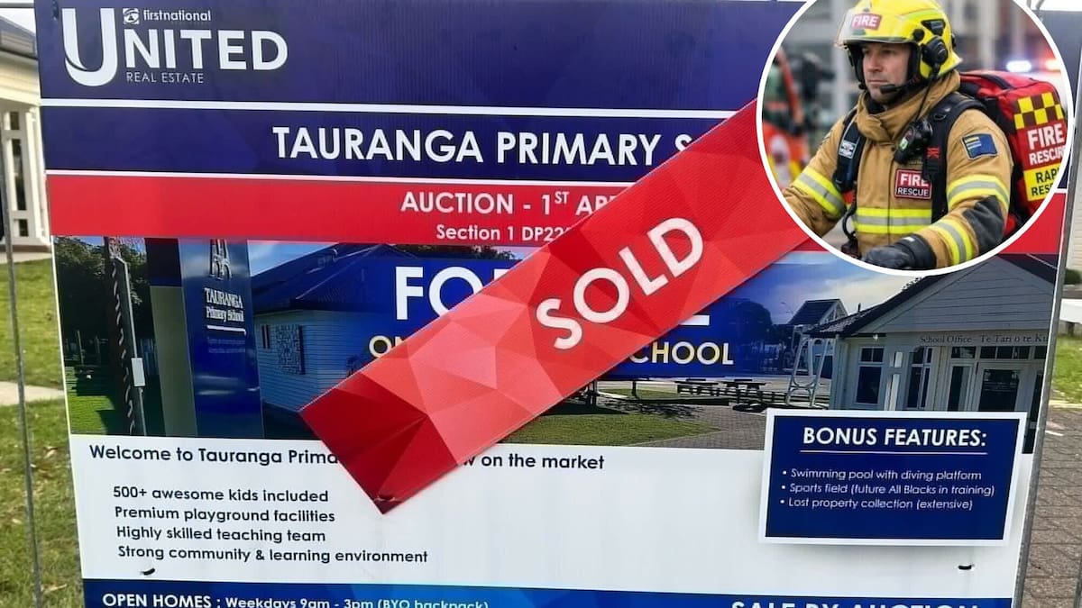 April Fools pranks: Tauranga school sale sign, goat mowers and goldfish regulations