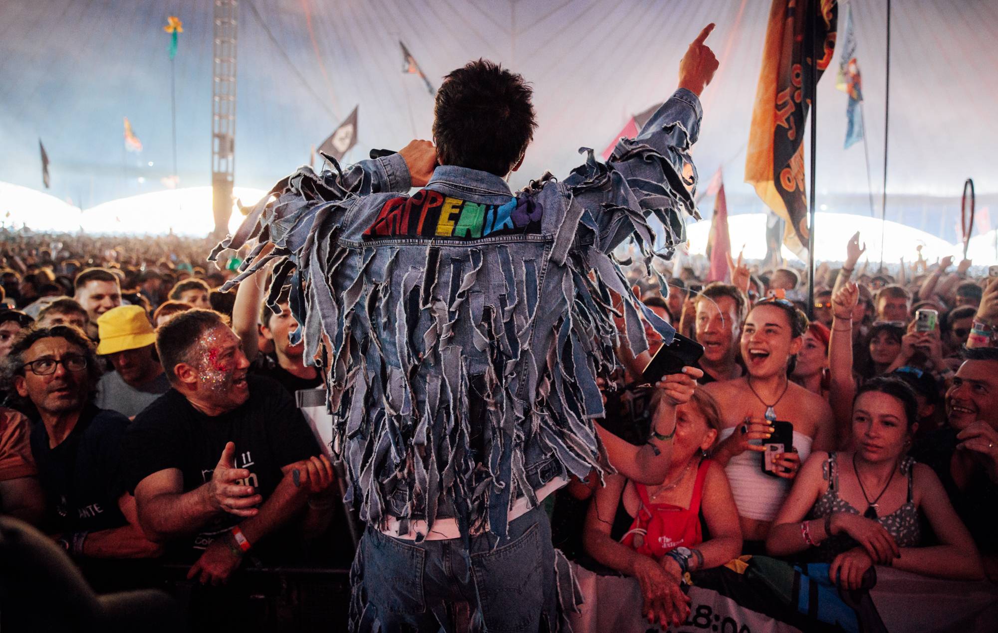 Kasabian live at Glastonbury 2024, photo by Andy Ford