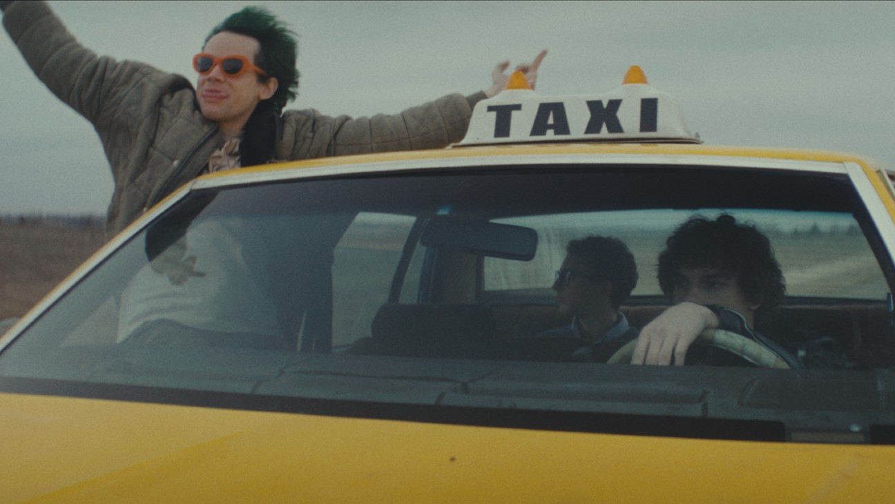 A scene from the Green Day movie 'New Years Rev'