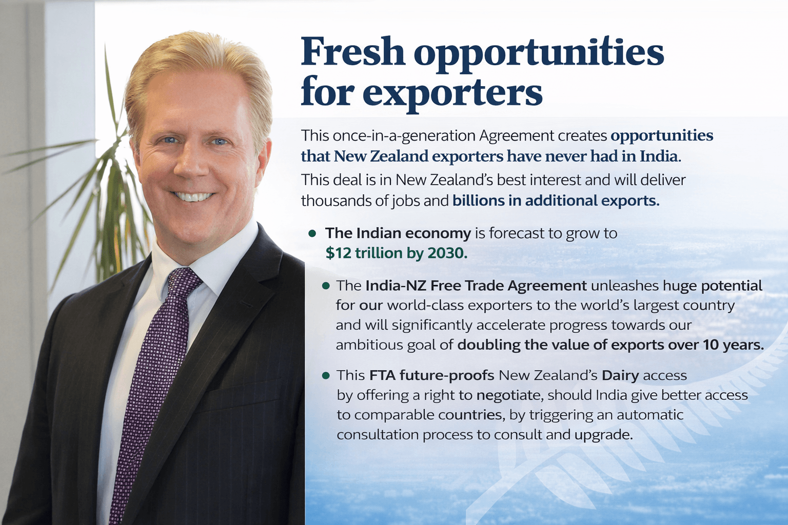 “New Zealand-India FTA delivers major Tariff wins”