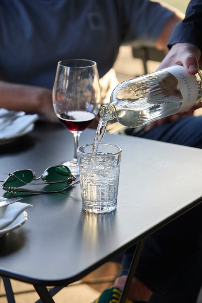 Renewable energy bottled water New Zealand solar farm at bottling plant