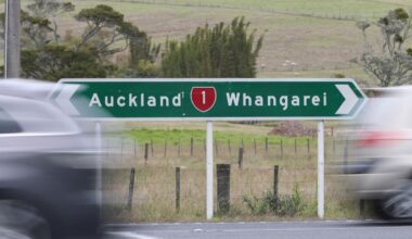 SH1 traffic near Ruakākā easing after downed power line blocks road