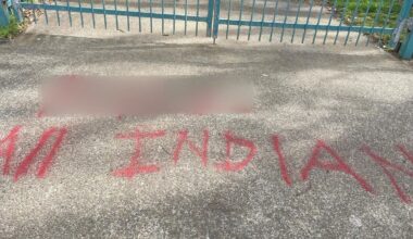 Police investigate hate crime after threat to Indian community graffitied outside Papatoetoe Central School